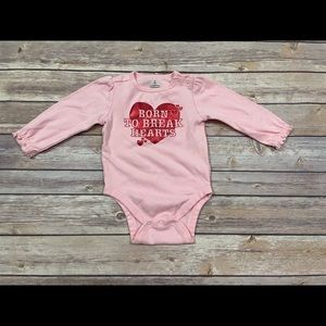 Old Navy Heart Onesie